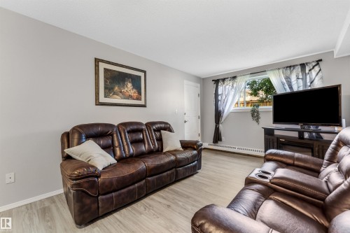 #115 18012 95 Av Nw, Edmonton, AB - Indoor Photo Showing Living Room
