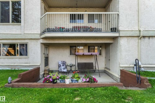 #115 18012 95 Av Nw, Edmonton, AB - Outdoor With Deck Patio Veranda