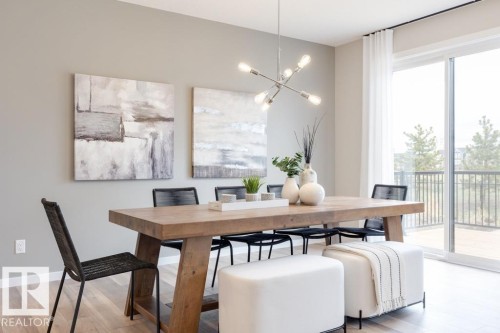 113 Stiles Bend, Leduc, AB - Indoor Photo Showing Dining Room