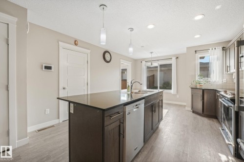1251 163 Street Sw, Edmonton, AB - Indoor Photo Showing Kitchen With Upgraded Kitchen