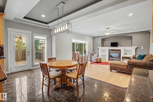 13608 160 Avenue Nw, Edmonton, AB - Indoor With Fireplace