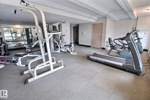 #508 9918 101 St Nw, Edmonton, AB - Indoor Photo Showing Gym Room