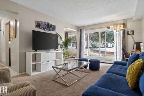 #120 5730 Riverbend Rd Nw, Edmonton, AB - Indoor Photo Showing Living Room