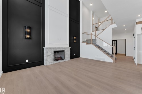 5 Grayson Green, Stony Plain, AB - Indoor With Fireplace