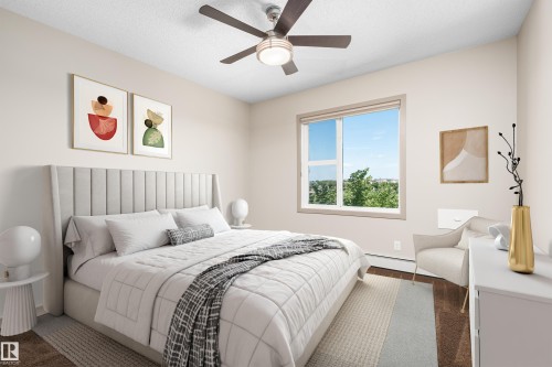 #323 320 Ambleside Link Li Sw, Edmonton, AB - Indoor Photo Showing Bedroom