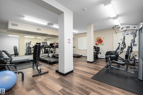 #323 320 Ambleside Link Li Sw, Edmonton, AB - Indoor Photo Showing Gym Room
