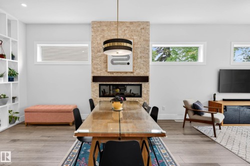 11743 83 Avenue Nw, Edmonton, AB - Indoor With Fireplace