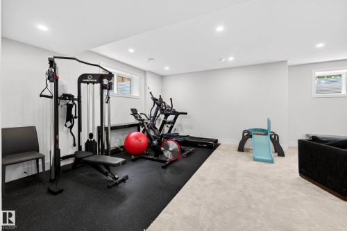 11743 83 Avenue Nw, Edmonton, AB - Indoor Photo Showing Gym Room