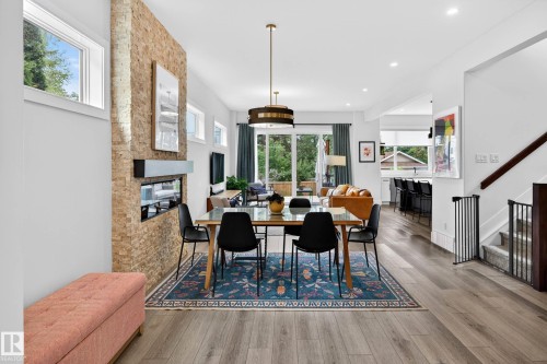 11743 83 Avenue Nw, Edmonton, AB - Indoor Photo Showing Dining Room