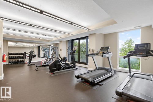 #510 11080 Ellerslie Rd Sw, Edmonton, AB - Indoor Photo Showing Gym Room
