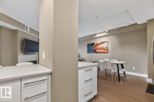 #510 11080 Ellerslie Rd Sw, Edmonton, AB - Indoor Photo Showing Kitchen With Upgraded Kitchen