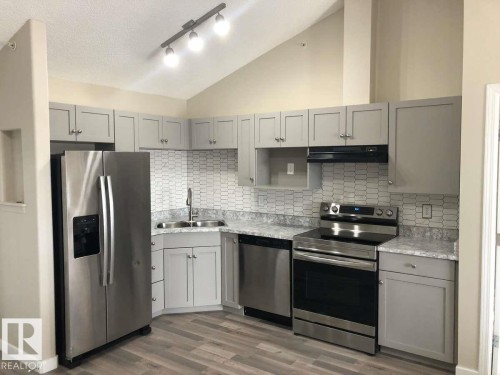 #405 151 Edwards Dr Sw, Edmonton, AB - Indoor Photo Showing Kitchen With Upgraded Kitchen