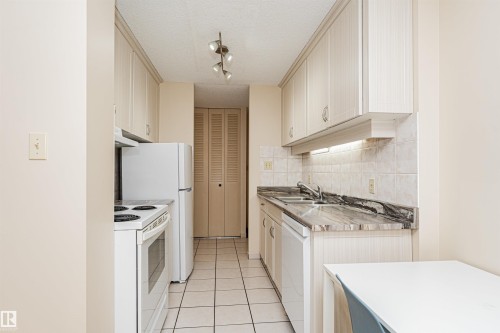 #201 12141 Jasper Av Nw, Edmonton, AB - Indoor Photo Showing Kitchen