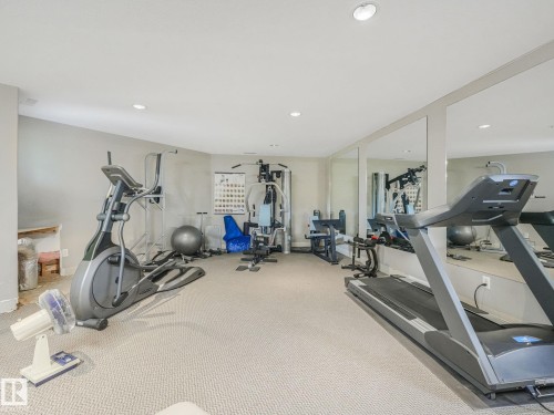 #208 16035 132 St Nw, Edmonton, AB - Indoor Photo Showing Gym Room