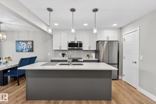 7820 Koruluk Link Link Sw, Edmonton, AB - Indoor Photo Showing Kitchen With Upgraded Kitchen