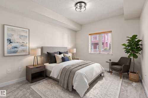 #118 10333 112 St Nw, Edmonton, AB - Indoor Photo Showing Bedroom