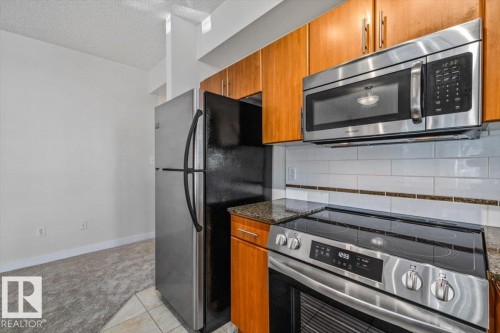 #118 10333 112 St Nw, Edmonton, AB - Indoor Photo Showing Kitchen
