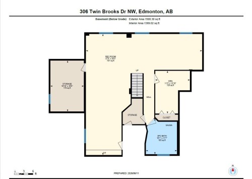 Floor plan - 306 Twin Brooks Drive Nw, Edmonton, AB 