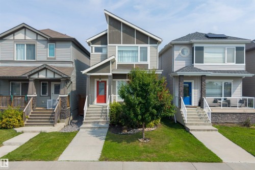 812 Morris Avenue, Leduc, AB - Outdoor With Deck Patio Veranda With Facade