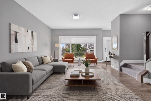 812 Morris Avenue, Leduc, AB - Indoor Photo Showing Living Room