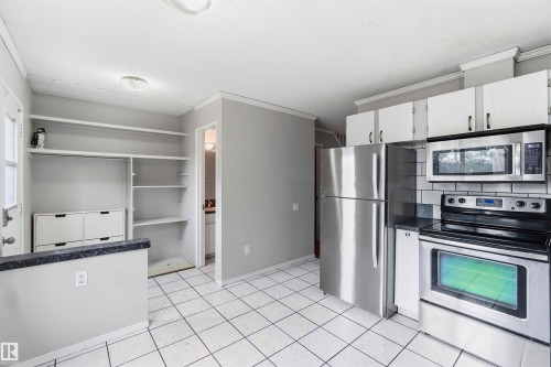 7963 178 Street Nw, Edmonton, AB - Indoor Photo Showing Kitchen With Stainless Steel Kitchen