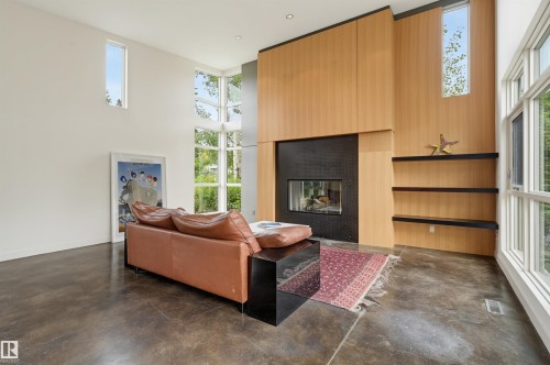 9758 86 Avenue Nw, Edmonton, AB - Indoor With Fireplace