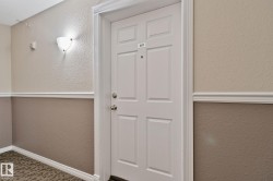 Panel door with polished chrome hardware - 