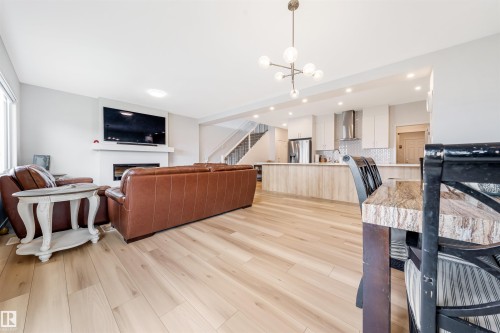 17072 45 Street Nw, Edmonton, AB - Indoor With Fireplace