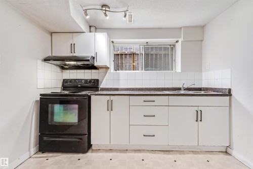 4516 18A Avenue Nw, Edmonton, AB - Indoor Photo Showing Kitchen With Double Sink