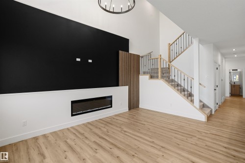 1786 Crossbill Loop Nw, Edmonton, AB - Indoor With Fireplace