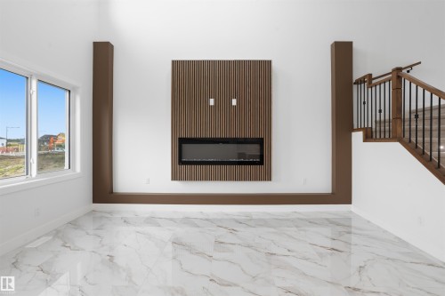 803 158 Avenue Ne, Edmonton, AB - Indoor With Fireplace