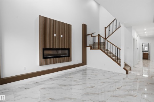 803 158 Avenue Ne, Edmonton, AB - Indoor With Fireplace
