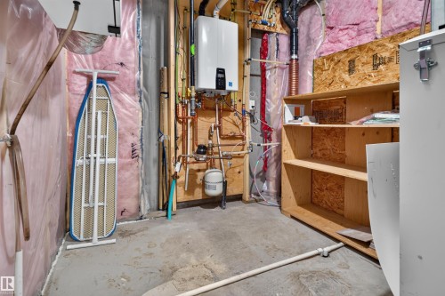 #69 3625 144 Av Nw, Edmonton, AB - Indoor Photo Showing Basement