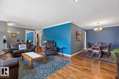 7607 75 Avenue Nw, Edmonton, AB - Indoor Photo Showing Living Room