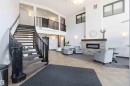 #104 10221 111 St Nw, Edmonton, AB  - Indoor With Fireplace 