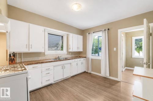 12130 95A Street Nw, Edmonton, AB - Indoor Photo Showing Kitchen With Double Sink