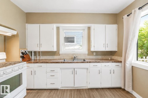12130 95A Street Nw, Edmonton, AB - Indoor Photo Showing Kitchen With Double Sink
