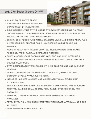 #108 278 Suder Greens Dr Nw, Edmonton, AB - Other