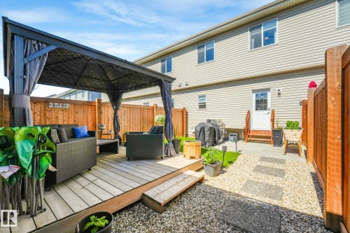 4417 38 Street, Beaumont, AB - Outdoor With Deck Patio Veranda With Exterior