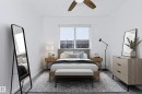#415 508 Albany Way Nw, Edmonton, AB  - Indoor Photo Showing Bedroom 