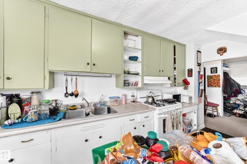 12031 90 Street Nw, Edmonton, AB - Indoor Photo Showing Kitchen With Double Sink