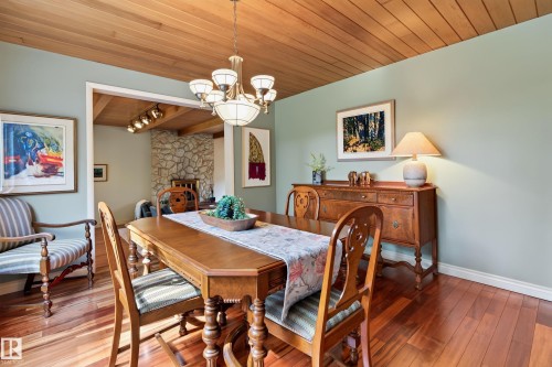 7711 139 Street Nw, Edmonton, AB - Indoor Photo Showing Dining Room