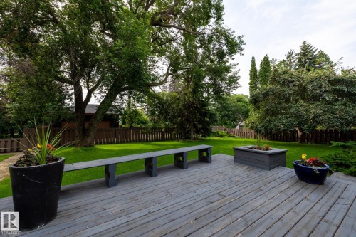 7711 139 Street Nw, Edmonton, AB - Outdoor With Deck Patio Veranda With Backyard