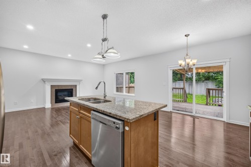 8226 180A Avenue Nw, Edmonton, AB - Indoor Photo Showing Kitchen With Double Sink