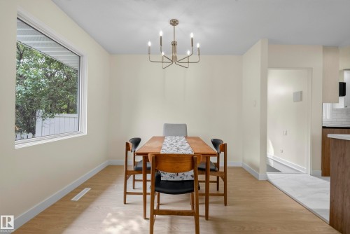 8715 64 Avenue Nw, Edmonton, AB - Indoor Photo Showing Dining Room
