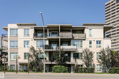 #208 9907 91 Av Nw, Edmonton, AB - Outdoor With Balcony With Facade