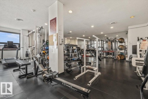 #305 10175 109 St Nw, Edmonton, AB - Indoor Photo Showing Gym Room