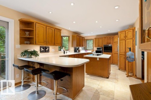 2 Greenwood Place, St. Albert, AB - Indoor Photo Showing Kitchen With Double Sink