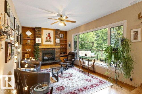 2 Greenwood Place, St. Albert, AB - Indoor Photo Showing Other Room With Fireplace