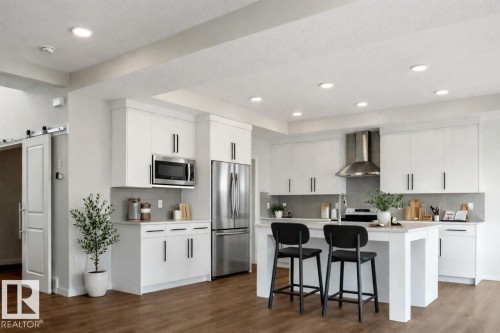 13 Cloutier Close, St. Albert, AB - Indoor Photo Showing Kitchen With Upgraded Kitchen